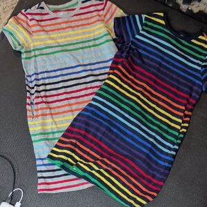 Set Of 2 Primary Dresses Girls Size 12
